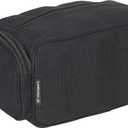 Stansport Cotton Canvas Travel Accessory Bag (10.5" L x 5" W x 5" H, Black)