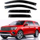 KPY Rain Guards Window Visors for 2018-2026 Ford Expedition
Out-Channel Window Visors Vent Wind Deflectors 4PC, Car Accessories for 2018-2026 Lincoln Navigator & Ford Expedition