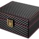 Faraday Box, Car Key Fob Protector Box, RFID Signal Blocking Box, Faraday Cage Larger Size (Black Carbon)