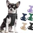 Wisedog No Pull Lightweight Dog Harness: Adjustable Breathable Mesh Pet Vest Harness with Soft & Comfortable Cushion, for Small Medium Large Dogs (Small, Black) (S:Neck=11"-14"/Chest=15"-21")