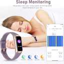 Zeacool Fitness Tracker with 24/7 Heart Rate,Blood Oxygen Blood Pressure Sleep Monitor, Activity Trackers 5 ATM Waterproof,Step Calorie Counter Pedometer Health Smart Watch for Women Men Dusty Purple