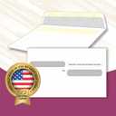 NextDayLabels - W-2 4-Up Employee Tax Forms, Instructions on Back" for 2025, for Laser/Inkjet Printer. Compatible with QuickBooks and Accounting Software ETC. (Pack of 25 Sheets & Self Seal Envelopes)