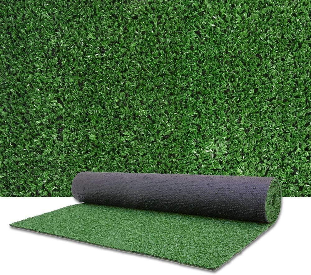 Artificial Grass Turf Lawn-4 Feet x 6 Feet, 0.4" Indoor Outdoor Rug Synthetic Grass Mat Fake Grass (4 Feet x6 Feet)