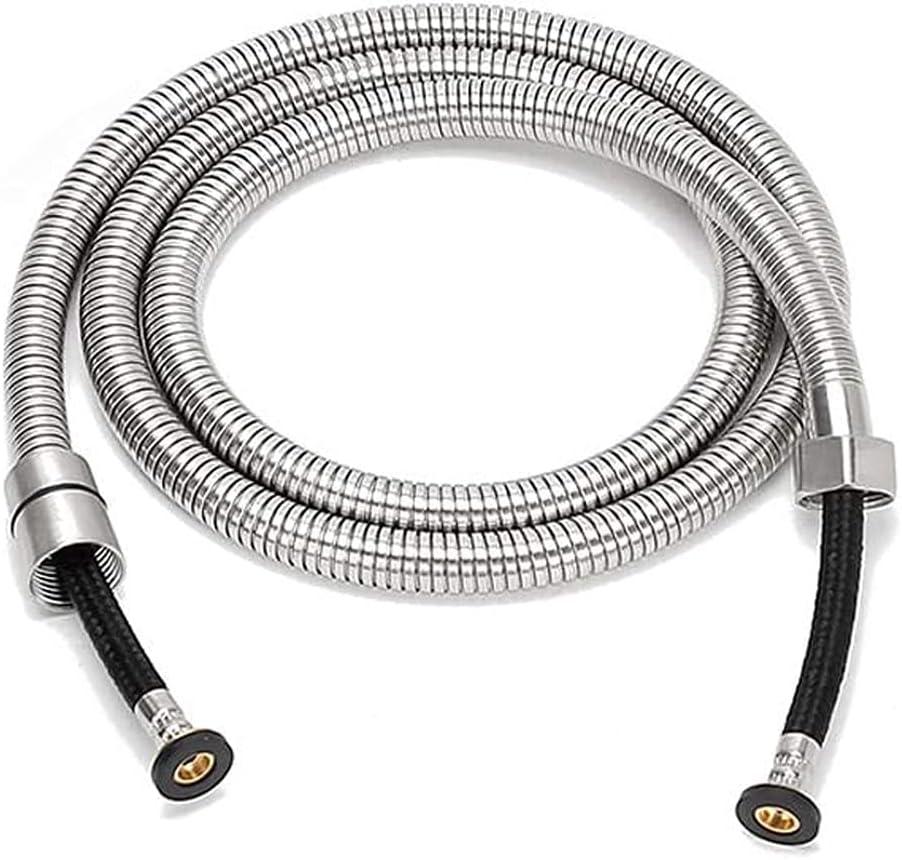 Extra Long Shower Hose 79 Inches Braided Inner Tube High Pressure Chromed Stainless Steel Replacement for Handheld Shower Heads and Bidet Sprayer Hose