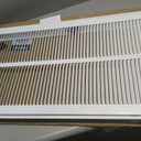 HVAC Premium 14 x 28 Duct Opening Steel Return Air Filter Grille, for 1-inch Filter, Removable Door, Flat Stamped HVAC Vent Cover Grille, Outer Dimensions 16.5 x 30.5