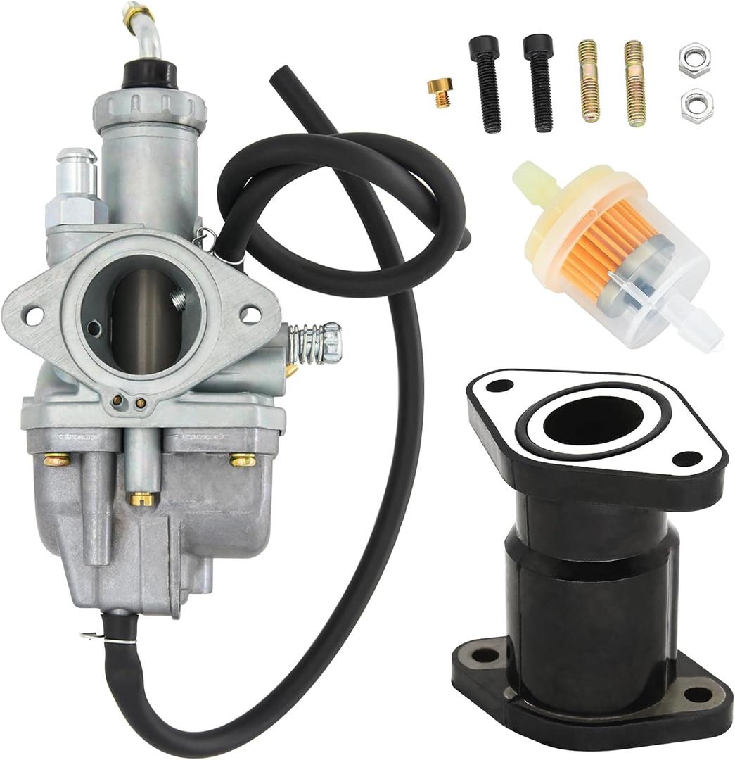 Carburetor for Yamaha Timberwolf 250 Compatible with 1992-2000 Yamaha Timberwolf 250 YFB250 YFB250FW Carb, YFB250 Carburetor with Intake Manifold Boot Kit