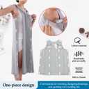 DURASIKO Post Shoulder Surgery Shirt,Sides and Full Arm Opening,Snap Open Tearaway Shirt,Soft Cotton Material,Chemo Clothing for Home Care/Post Surgery/Dialysis/Elderly/Fracture/Disability/Rehab Pink