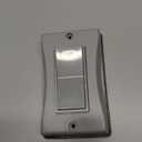 BELL 1-Gang Gray Decorator Switch Weatherproof Light Switch Cover 5123-0, Outdoor Rocker Switch Cover, Scratch-Resistant Polycarbonate Weatherproof Cover