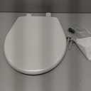 Bemis 730SLEC Slow Close Toilet Seat, Easy Clean Hinges and Durable Plastic Seat, Made in USA, Round, White