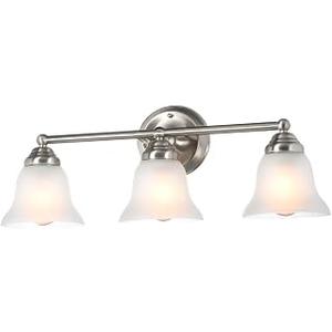 Hampton Bay EGM1393A-4/BN 3-Light Brushed Nickel Vanity