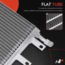 A-Premium Air Conditioning Condenser Compatible with Freightliner