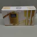 N9R 300PCS Gold Plastic Silverware, Heavy Duty Gold Plastic Cutlery Set Disposable Flatware Dinnerware, 100 Forks, 100 Spoons, 100 Knives, Perfect for Party, Wedding and Daily Use