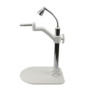 Simple Ophthalmic Phoropter Arm Bracket Table Stand with Top Lamp Vision Tester Support Desktop Use with Light (WZ-ZZ,White)