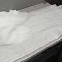 MIULEE White Window Sheer Curtains for Bedroom Living Room Solid Elegant Net Drapes 2 Panels Width 38 x Length 84 Inches