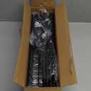 Delamu Over the Door Pantry Organizer, 6-Tier Metal Pantry Door Organization and Storage, Hanging Kitchen Basket Spice Rack Seasoning Shelves, Cabinet Door Organizer for Easy Install,D5xW18xH50inch (Black)