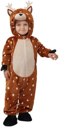 Spooktacular Creations Halloween Baby Animal Costume, Toddler Hooded Jumpsuit for Baby Halloween Dress Up Costume Party Size 06-12 Months