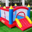 Commercial-Grade PVC Bounce House with Slide, 11.8x9FT Heavy-Duty Jumping Castle for Big Kids, Great for Backyard Kids Parties, Events (Blower Included)