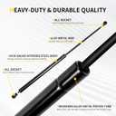 Hood Struts Lift Support Compatible with Toyota Tacoma 2016-2023 Accessories Front Hood Quicklift Gas Shocks Damper Bracket Springs Rod Prop, Need to Drill, 1 Pair Black