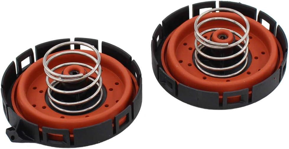 NewYall Pack of 2 Crankcase Vent Valve PCV Pressure Regulating Valve Cover for BMW 545i 2004-2005, 550i 2006-2010, 645Ci 2004-2005, 650i 2006-2010, 745i 2002-2005, 750i 2006-2008, X5 2004-2010