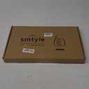 smtyle DIY 9 Mantle Candelabra Flameless or Wax Candle Holders for Fireplace with Black Iron Decoration on Desk/Floor