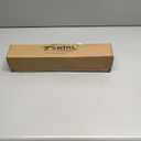 TONIAL Curtain Rods 32 to 58 Inch(2.6-4.8ft), Telescoping Splicing 3/4 Single Rods for Windows 20 to 53 Inch(1.7-4.4ft) Decorative Drapery Rod with Acrylic Diamond Finial, Nickel