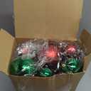 Wettarn 50 Pcs Christmas Ball Ornaments 4'' 3.2'' 2'' 1.2'' Xmas Tree Shatterproof Ornament Decorate with Hanging Loop for Holiday, Party Decorations, Matte, Shiny, Disco Mirror, Glitter(Multicolor)