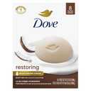 Dove Beauty Bar Soap Restoring Coconut & Cocoa Butter, 7 Bars for Restored Skin, Nourishes Skin 3.75 oz