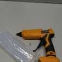 100W Cordless Hot Glue Gun for DeWalt 20V MAX Battery (Tool Only) Wireless Power Glue Gun Full Size with 12pcs Glue Sticks(0.43")(11mm) for Art DIY Craft Home Repair School(Battery Not Included)