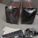 Powered Bluetooth Bookshelf Speakers, 40W Record Player Speakers with 2.75 Inch Woofer, Stereo Speakers with Optical/AUX/TV-ARC Connection for Turntable, No Receiver or Amplifier Required.