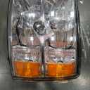 Headlight Fit For 07-13 Silverado 2007 2008 2009 2010 2011 2012 2013 Chevy Silverado 1500 / 2500HD / 3500HD & 2014 Old Body Style Driver And Passenger Side (Chrome Housing Amber Reflector)
