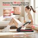 Ab Machine,Sit Up Exercise Equipment&Core Machine for Home Gym
Adjustable Ab Trainer with 3 Resistance Levels and Removable Auxiliary Handle