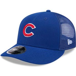 New Era Chicago Cubs Evergreen Trucker 9Fifty Snapback Adjustable Hat Blue