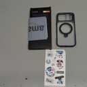 CASEKOO 360 Spin Magnetic Stand for iPhone 17 Pro Max Case with [Fit for MagSafe][17FT Military Protection] Slim Polished Frame Titanium Alloy Sturdy Stand 6.9", Glossy Deep Blue