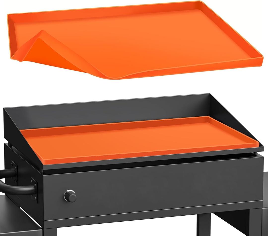 Protective Griddle Cover Mat for Blackstone 36 Inch Griddle Accessories - Full Wrap-Around Protection Silicone Mat for Griddle - Food Grade Silicone grill mats for outdoor grill (36inch)