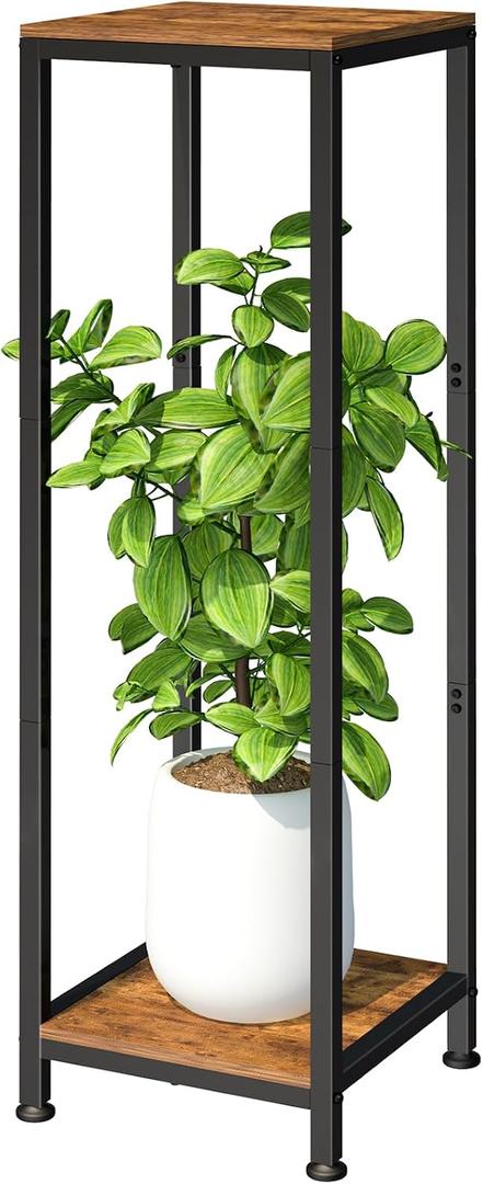 Lilybud--lily Plant Stand Indoor, 41'' Extra Tall Wood Plant Stands Heavy Duty Pedestal Stand for Indoor Outdoor, Modern Corner Flower Stand for Patio, Living Room, Balcony