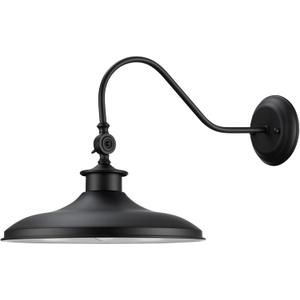 Globe Electric 44095 Aedan 1-Light Swivel Wall Sconce, Black Finish, 12"