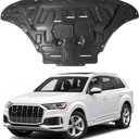 Engine Splash Shield Fit for Audi Q7 2017-2024 Engine Case Guard Under Cover Compatible with 2018-2023 Q7 Front Engine Guard Mud Flaps