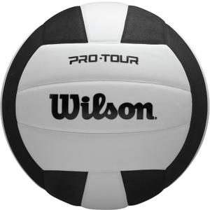 Wilson Pro Tour Indoor, Official, 
Brand	WILSON
Material	Faux Leather
Color	Black/White
Age Range (Description)	Adult
Item Weight	0.46 kg