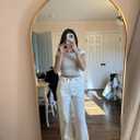 Allimy Womens Jeans High Waisted High Rise Straight Leg Baggy Wide Leg Pants Woman Y2K Mom Boyfriend Jeans for Women Trendy 2026 Denim Cargo Pants Women White Size 8