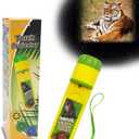 Animal Projector Flashlight for Kids Ages 3+, 3 Discs 24 Images, Safari Animal Toys for Boys & Girls, Kid Wildlife Animals Night Light Projectort, Learning Animals Gifts for Toddler Children