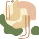 WallPops Soft Amoeba Modular Mural Peel and Stick Wall Decals, VPD6389