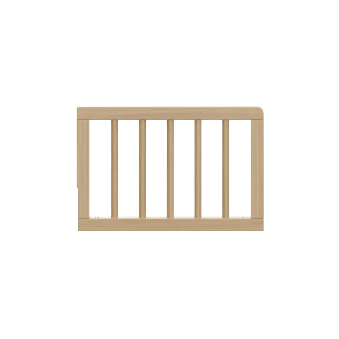 Graco Storkcraft Toddler Safety Guardrail with Dowels (Driftwood)  GREENGUARD Gold Certified, Converts Compatible Storkcraft Crib to Toddler Bed, Each Toddler Guardrail Sold Individually