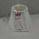 Royal Designs Hexagon Basic Lamp Shade, Linen White, 8" x 16" x 12, BS-733-16LNWH