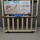 Regalo Easy Fit Wooden Decor Adjustable 42-Inch Extra Wide Baby Gate, Natural Wood