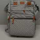 Baby Diaper Bags with Changing Station, Waterproof Diaper Bag Backpack for Moms Dads with USB Charging Port, Baby Shower Gifts, Large Capacity diaper backpack, Grey