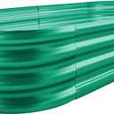 Land Guard Green Raised Bed, 6×3 ft Elevated Planter Box, Raised Beds for Gardening Vegetables