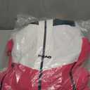 HEAD Women’s Element Insulated Ski Jacket – Waterproof, Mechanical Stretch, Detachable Hood, Snow Gaiter (White) size 4