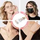 Fashion Magnetic Anti-Lost for Airpod Strap Necklace Lanyard, Neckband for AirPods 3 2 1/ Pro/ Pro 2(Gold Cable Design)