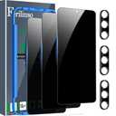 Ferilinso 3 Pack Privacy Screen Protector for Samsung Galaxy S26 with 3Pack Tempered Glass Camera Lens Protector Phone Case Friendly Accessories Protector de Pantalla for Samsung S26