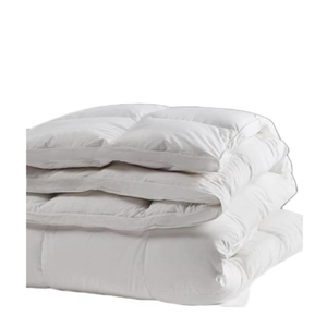 White Down Alternative Comforter – All Season White Duvet Insert with Ties - Luxurious Soft Hotel Bedding - King Size Insert 108×90, 190% Cotton
